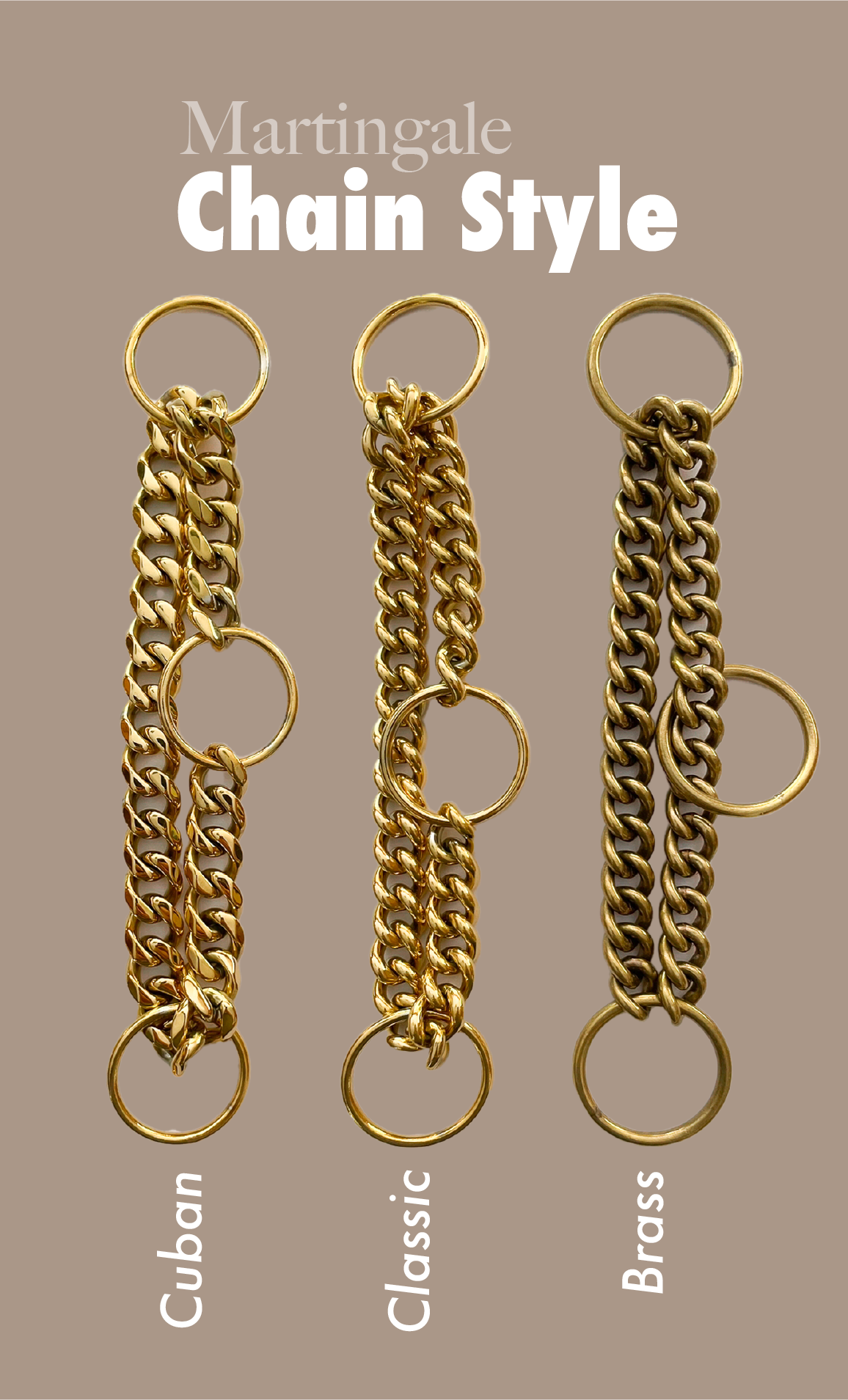 Martingale top chain hardware
